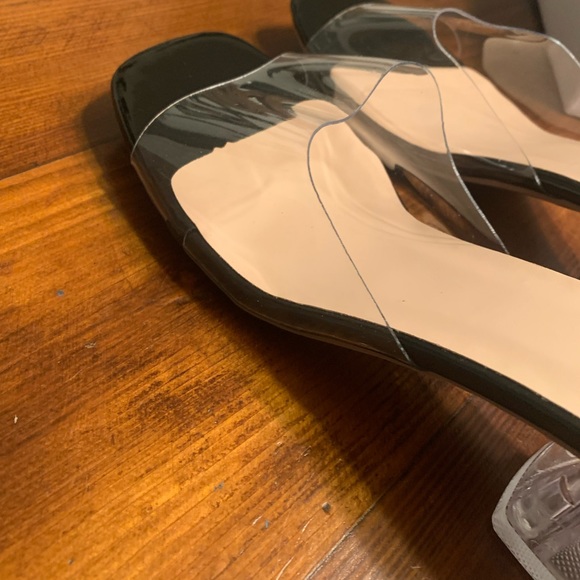 new transparent heel and square toe - Picture 7 of 9